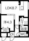 amadeus本通の間取り画像