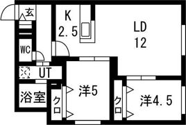 asunto（アスント）の間取り画像