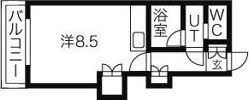 メープル北円山の間取り画像