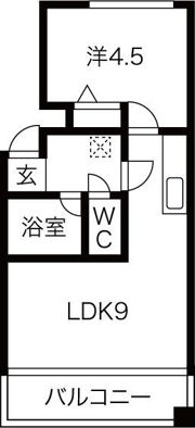 ルミエール1.9の間取り画像