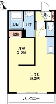 オリエントコート学園前の間取り画像
