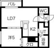 Sentid福住（センティードフクズミ）:旧マクリルの間取り画像