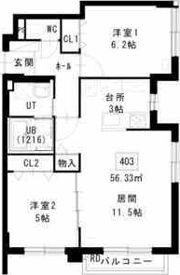 ノヴァ桑園の間取り画像