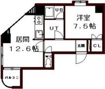 ウイング円山北町の間取り画像