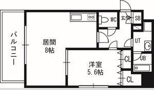 グランカーサ南13条の間取り画像