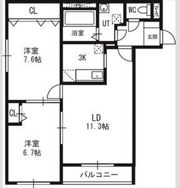 サンハイツ西町の間取り画像