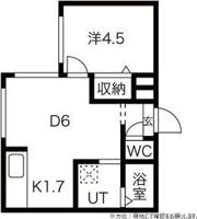 オルキデア東本願寺の間取り画像