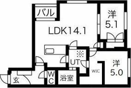 カレラ菊水の間取り画像