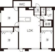 グランデース南郷の間取り画像