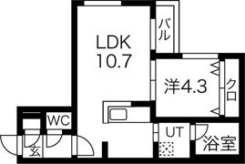 ジェルム東札幌 （GERME東札幌）の間取り画像