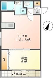 ライブイン西町の間取り画像
