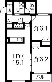 CASA MIYANOMORIの間取り画像