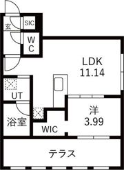 CIEL琴似II（シエルコトニツー） 仮）GA-二十四軒3の間取り画像
