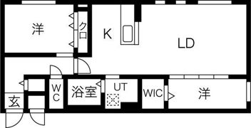 RESIDENCE SHINMEI 北円山の間取り画像