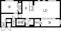RESIDENCE SHINMEI 北円山の間取り画像