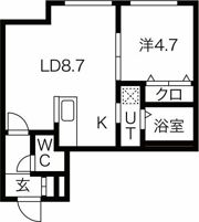 Pino kitamaruyamaの間取り画像