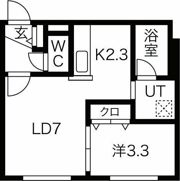 グランヴェール月寒中央の間取り画像