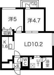 アルテ・ファシオ山鼻の間取り画像