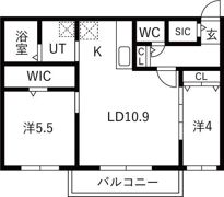 Plaisir N40（プレジール）の間取り画像