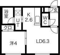 Alegria南8条（アレグリア）の間取り画像
