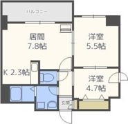 LEE北9条の間取り画像