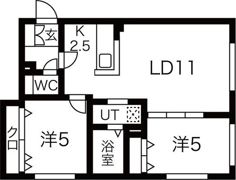 テラスココロの間取り画像