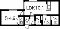 ステラ幌西の間取り画像