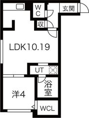 ヴォヤージュ豊平の間取り画像