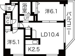 ミラベルパーク宮の森の間取り画像