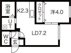 Encore豊平公園の間取り画像