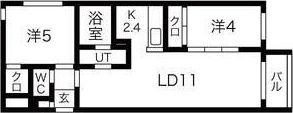 CASA澄川の間取り画像