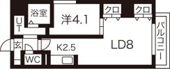 ステートメナー中島公園の間取り画像