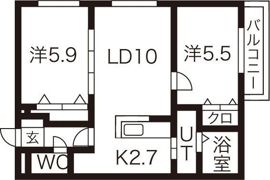 リッツハウス山の手の間取り画像