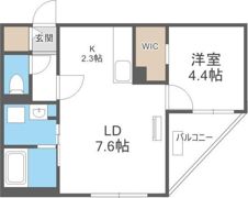 GRAND PLUS N23（グランプラスN23）の間取り画像