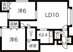 アプローズ2番館の間取り画像
