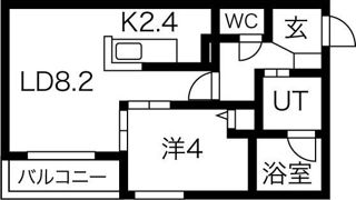 コートロティ宮の森の間取り画像