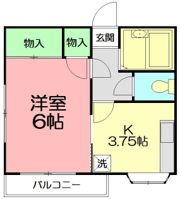 ハイツK本郷台B棟の間取り画像