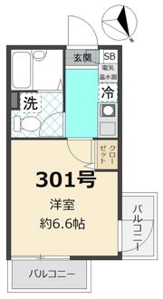 コンフォート由比ヶ浜の間取り画像