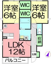 テラス矢沢の間取り画像