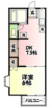ファミーユ伊勢原の間取り画像