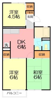 グリーンハイツ駒形の間取り画像