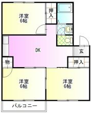 レザンシャトーの間取り画像
