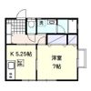 ハイツルーエIIの間取り画像