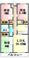 若宮ビルの間取り画像