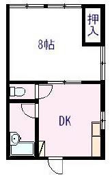 コーポ開成の間取り画像