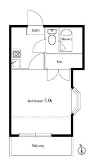 Ecol Resort茅ヶ崎B棟の間取り画像