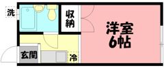 サンライズハイツの間取り画像