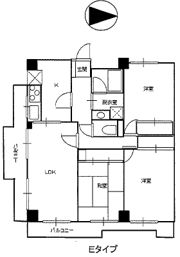 ソシエ弐番館の間取り画像