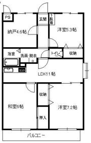 ヴェルブィル東海岸の間取り画像