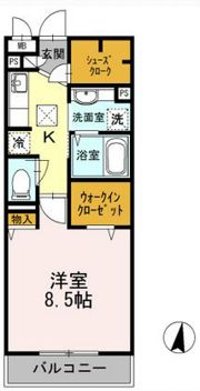 エル・ラヴィーヌ Cの間取り画像